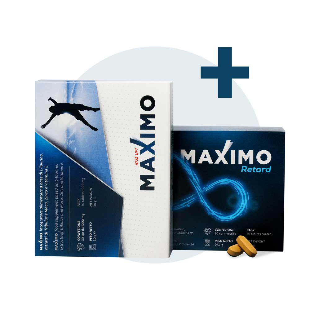 MAXIMO RiseUp + MAXIMO Retard 30+30 Compresse